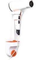 Настінний тримач для фена і душа Hair Dryer Holder Hands Free підвісне обертові кріплення органайзер з підставкою для ванних приладдя