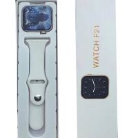 Розумні наручні смарт годинник Smart Watch F21 White голосовий виклик, функції фітнесу та здоров'я Bluetooth з бездротовою зарядкою IOS Android білі