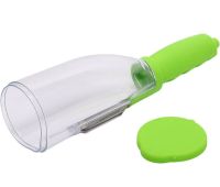 Ручная овощечистка Peeler с контейнером для очисток, вертикальный кухонный нож для чистки и удаления кожуры с овощей и фруктов для кухни 20х5.5 см