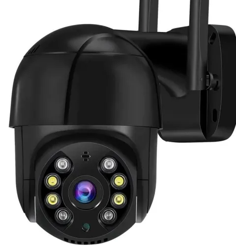 Вулична поворотна IP камера відеоспостереження CAMERA CAM 6 N3 WIFI 360/90 2.0mp зовнішнього спостереження з віддаленим доступом Y08 Чорна