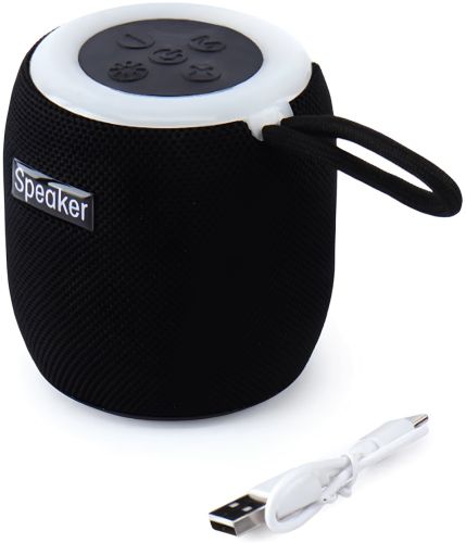 Мобильная Bluetooth колонка Wireles Speaker SH-309 5W беспроводная аккумуляторная стерео акустика со светодиодной RGB подсветкой и блютуз TF от USB