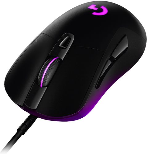Ігрова комп'ютерна миша Logitech G403 Gaming Mouse дротова USB геймерська мишка з RGB підсвічуванням для ПК комп'ютера і ноутбука G-403 Чорна