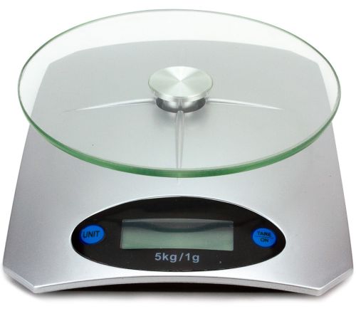 Кухонные электронные весы Domotec MS-KE5 от 1г до 5 кг Air Glass стеклянные до 5кг Домотек с LCD-дисплеем и автоматическим выключением Серые