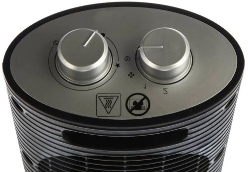Електричний настільний тепловентилятор Domotec Heater MS - 5905 підлоговий обігрівач з вентиляцією для будинку на 15 кв. м 1500W дуйка на 3 режими 