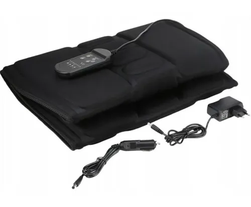 Масажна накидка на крісло Massage Cushion Inspire 083MC з підігрівом в автомобілі вібраційний масажер LY-54 для сидіння від мережі і прикурювача