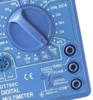 Мультиметр Digital DT700C звуковий, цифровий мультиметр, вимірювальний прилад, цифровий мультиметр