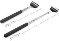 Телескопічний складаний скребок Yeipis tickle grab XL-740 20-68 см для спини, масажна складна чесалка щітка на 5 секцій для масажу і зняття свербіння
