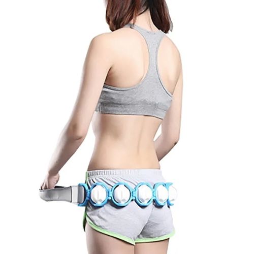 Роликовий масажер для шиї і спини Multi functional HX-8866 Massager Стрічковий масажер-стрічка massger thread Body Massage Roller Rope