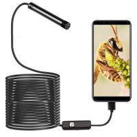 USB камера ендоскоп Android and PC Endoscope 7mm, гнучка камера ендоскопа 2.2 метра 7 мм з підсвічуванням, ендоскоп-камера для смартфона, ноутбука