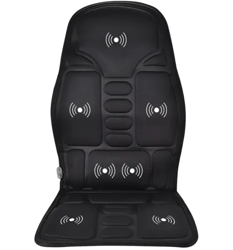 Масажна накидка на крісло Massage Cushion Inspire 083MC з підігрівом в автомобілі вібраційний масажер LY-54 для сидіння від мережі і прикурювача