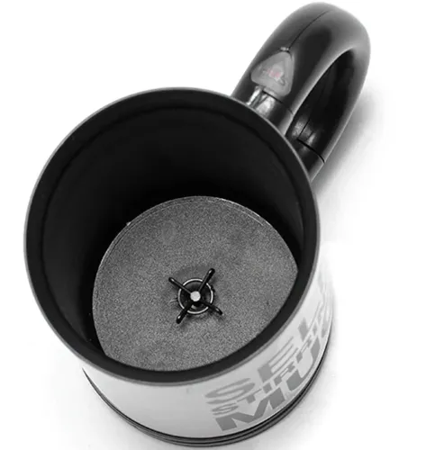 Автоматична кружка-мішалка Self Stirring Mug Black 350 мл термокружка з міксером для розмішування цукру кави, пластикова чашка мішалка з кришкою 