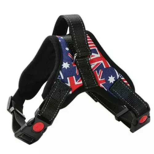 Нейлонова шлейка жилет для вигулу собак, цуценят Dog Harness Set нагрудний регульований ремінь для тварин з грудним обхватом для домашніх вихованців