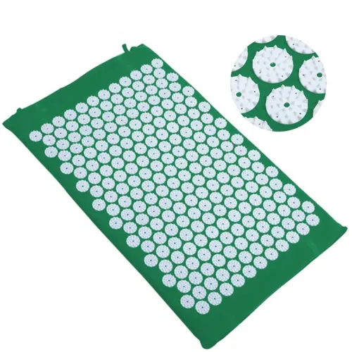 Ортопедичний акупунктурний масажний килимок Acupressure Mat для спини, голови, шиї, ніг, стоп, аплікатор Кузнєцова для голчастого масажу тіла