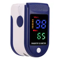 Бездротовий пульсоксиметр Pulse Oximeter FingerTec SP02 на кінчик пальця для вимірювання пульсу сатурації кисню Пульсометр на палець з LCD дисплеєм