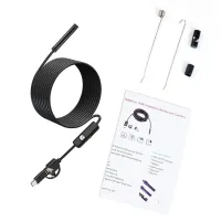 USB камера ендоскоп Android and PC Endoscope 7mm, гнучка камера ендоскопа 2.2 метра 7 мм з підсвічуванням, ендоскоп-камера для смартфона, ноутбука