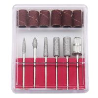 Фрезер - ручка 20000 оборотов/мин Bucos Nail Drill ZS-100 для аппаратного маникюра и педикюра фрейзер для полировки 6 в 1, + набор фрез Розовый