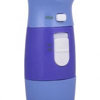 Масажер для механічного чищення обличчя Power Perfect pore ZA-11 4 насадки, апарат для вакуумного очищення обличчя очищувач пір PL-1026 Фіолетовий