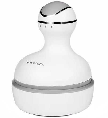 Бездротовий водонепроникний масажер Smart Scalp Massager ST-701 для голови, шиї і плечей акумуляторний масажер для кішок і собак Verte-X 3D Білий