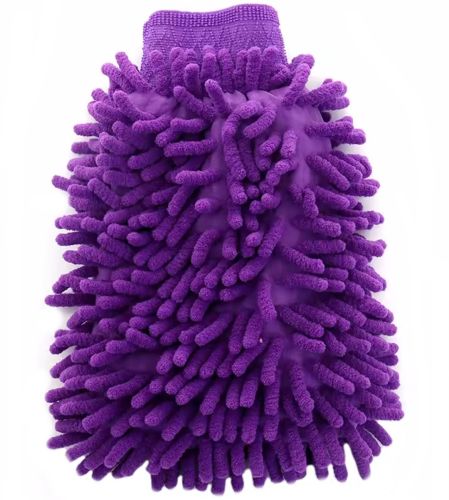 Двостороння рукавичка рукавичка Microfibre Super Mitt SB-8605 для миття машини і прибирання пилу, Униврсальная рукавиця з мікрофібри для чищення авто