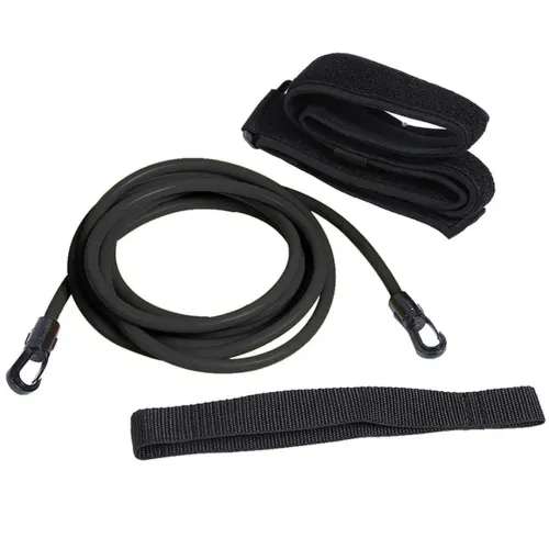 Регульований поясний ремінь для тренувань плавання Swimming Training Belt в басейні, Тренувальні гумки для навчання плаванню дорослих і дітей
