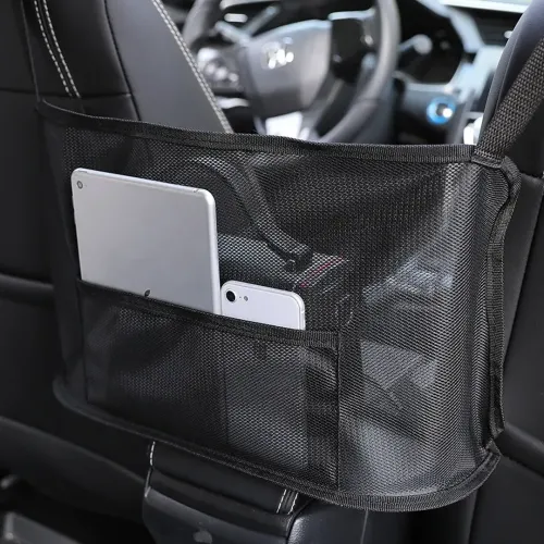Багатофункціональна сумка для авто Pocket Handbag Holder, автомобільний органайзер в машину, обмежувач для тварин сітка кишеня 40x26 см