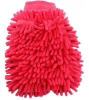 Двостороння рукавичка рукавичка Microfibre Super Mitt SB-8605 для миття машини і прибирання пилу, Униврсальная рукавиця з мікрофібри для чищення авто