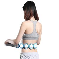 Роликовий масажер для шиї і спини Multi functional HX-8866 Massager Стрічковий масажер-стрічка massger thread Body Massage Roller Rope