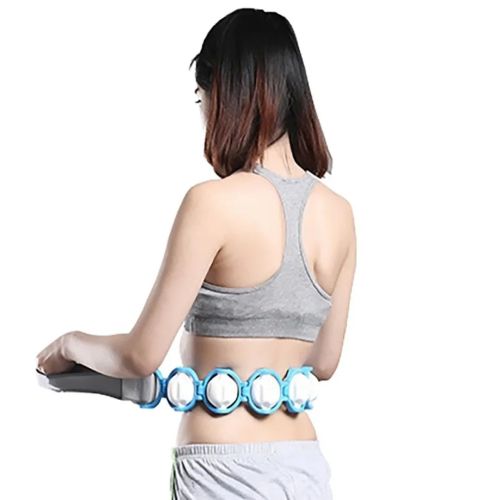 Роликовий масажер для шиї і спини Multi functional HX-8866 Massager Стрічковий масажер-стрічка massger thread Body Massage Roller Rope