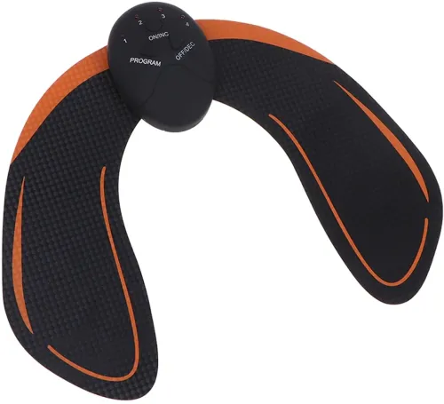 Міостимулятор для сідниць і стегон EMS Hips Trainer вібраційний імпульсний тренажер від целюліту, масажер для тренування пружності м'язів з пультом