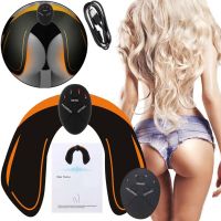 Міостимулятор для сідниць і стегон EMS Hips Trainer вібраційний імпульсний тренажер від целюліту, масажер для тренування пружності м'язів з пультом
