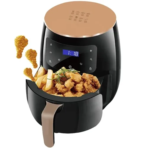 Безмаслянная аэрофритюрница мультипечь Air Fryer Extra Large Capacity ZP-085 7.5 л 3200W з регулюванням температури, фритюрниця з функцією аерогрилю
