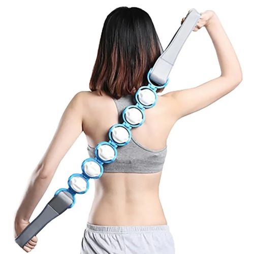 Роликовий масажер для шиї і спини Multi functional HX-8866 Massager Стрічковий масажер-стрічка massger thread Body Massage Roller Rope