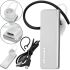 Бездротова Bluetooth гарнітура на вухо для смартфона Awei A850bl White, Блютуз моногарнітура Авей для телефону з наушным кріпленням Біла