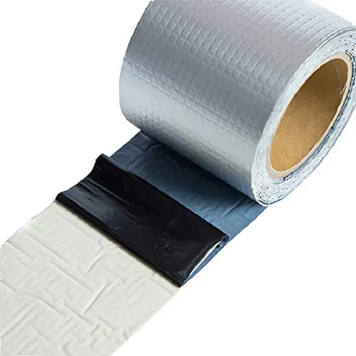 Сверхпрочная клейкая лента с алюминиевым покрытием Butyl Self-Adhesive 1.2мм х 5см х 10м, Алюминиевая водостойкая липкая фольга скотч 10 м Серебристая