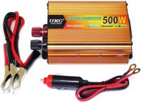 Автомобільний інвертор UKC SSK 24V-220V 500W авто перетворювач напруги струму від прикурювача та акумулятора, зарядний із захистом від перегріву