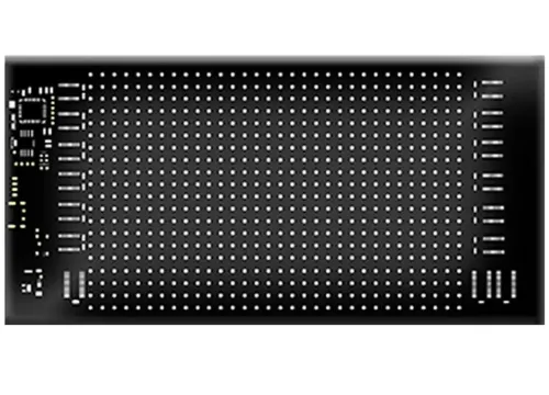 Гнучкий екран Matrix Panel JTPD-03-011 7х17.3 см 16х32 LED світлодіодна рекламна RGB стрічка в авто, рядок, що біжить, з пультом і Bluetooth WiFi