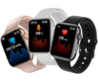 Розумні наручні смарт годинник Smart Watch F21 White голосовий виклик, функції фітнесу та здоров'я Bluetooth з бездротовою зарядкою IOS Android білі