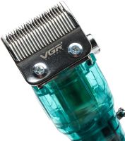 Акумуляторна машинка для стрижки волосся VGR V-660 з насадками 5W бездротовий тример для вусів і бороди з USB і світлодіодним LED дисплеєм V660