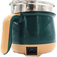 Електрична рисоварка Rice Cooker JU-551 1.8 л 600 W каструля пароварка для смаження і варіння з антипригарним покриттям і таймером Зелена Jubake