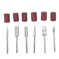 Фрезер - ручка 20000 оборотов/мин Bucos Nail Drill ZS-100 для аппаратного маникюра и педикюра фрейзер для полировки 6 в 1, + набор фрез Розовый