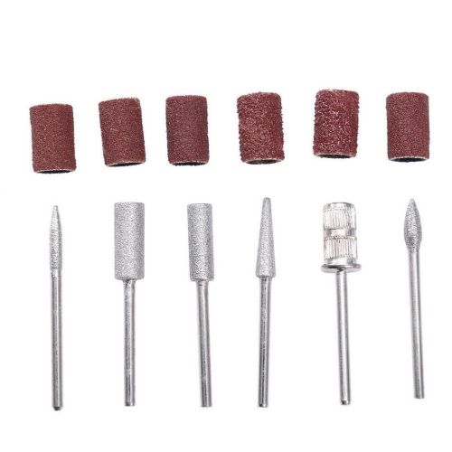 Фрезер - ручка 20000 оборотов/мин Bucos Nail Drill ZS-100 для аппаратного маникюра и педикюра фрейзер для полировки 6 в 1, + набор фрез Розовый