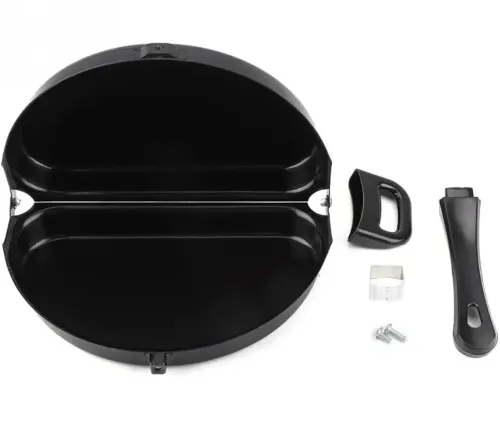 Двойная сковорода для омлета Folding Omelette Pan 28 см складная антипригарная омлетница, двухсторонний горизонтальный прибор для приготовления яиц