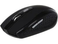 Бездротова оптична мишка Jedel W550 Black 1000 dpi ігрова для комп'ютера і ноутбука 2.4 GHZ на батарейці, геймерська USB миша 98127 Чорна