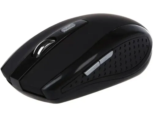 Бездротова оптична мишка Jedel W550 Black 1000 dpi ігрова для комп'ютера і ноутбука 2.4 GHZ на батарейці, геймерська USB миша 98127 Чорна