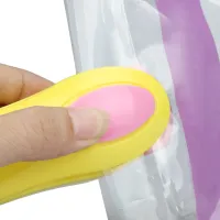 Ручний міні зварювач пакетів Type Mini Sealing 10x4 см, запаювач пакувальник для зберігання продуктів і речей в поліетиленових пакетах на батарейках