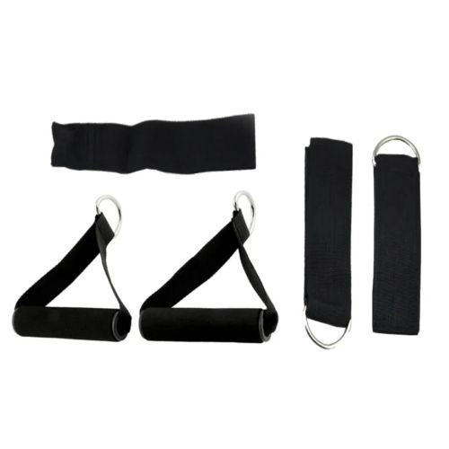 Набор трубчатых эспандеров U-powex JT-003 для упражнений 5 шт, Эспандеры для фитнеса Эспандер, Резинки для тренировок, Набор - Комплект из 5 штук