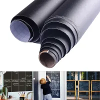 Настінна плівка для малювання крейдою Black Board Sticker GS-0668 200x60 см + 5 крейди, самоклеюча дитяча художня наклейка на стіну 