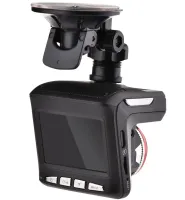Автомобильный видеорегистратор DVR X7 GPS с антирадаром, Универсальный авторегистратор 1080P с детектором радара угол обзора 140 градусов Черный