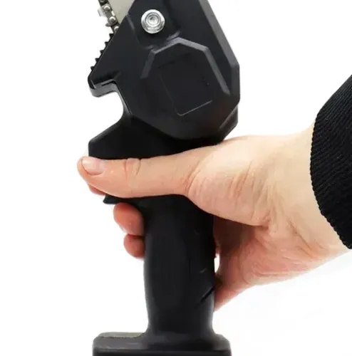 Акумуляторна ланцюгова міні пила Supretto Mini Electric Chain Saw 24V 550W для обрізки дерев і розпилу дров, міні пила, електропила на акумуляторі