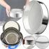 Набір сито Round Strainer A-Plus BP-1262 для просіювання борошна і цукрової пудри сита різного діаметру 6 шт для просівки какао з нержавіючої сталі